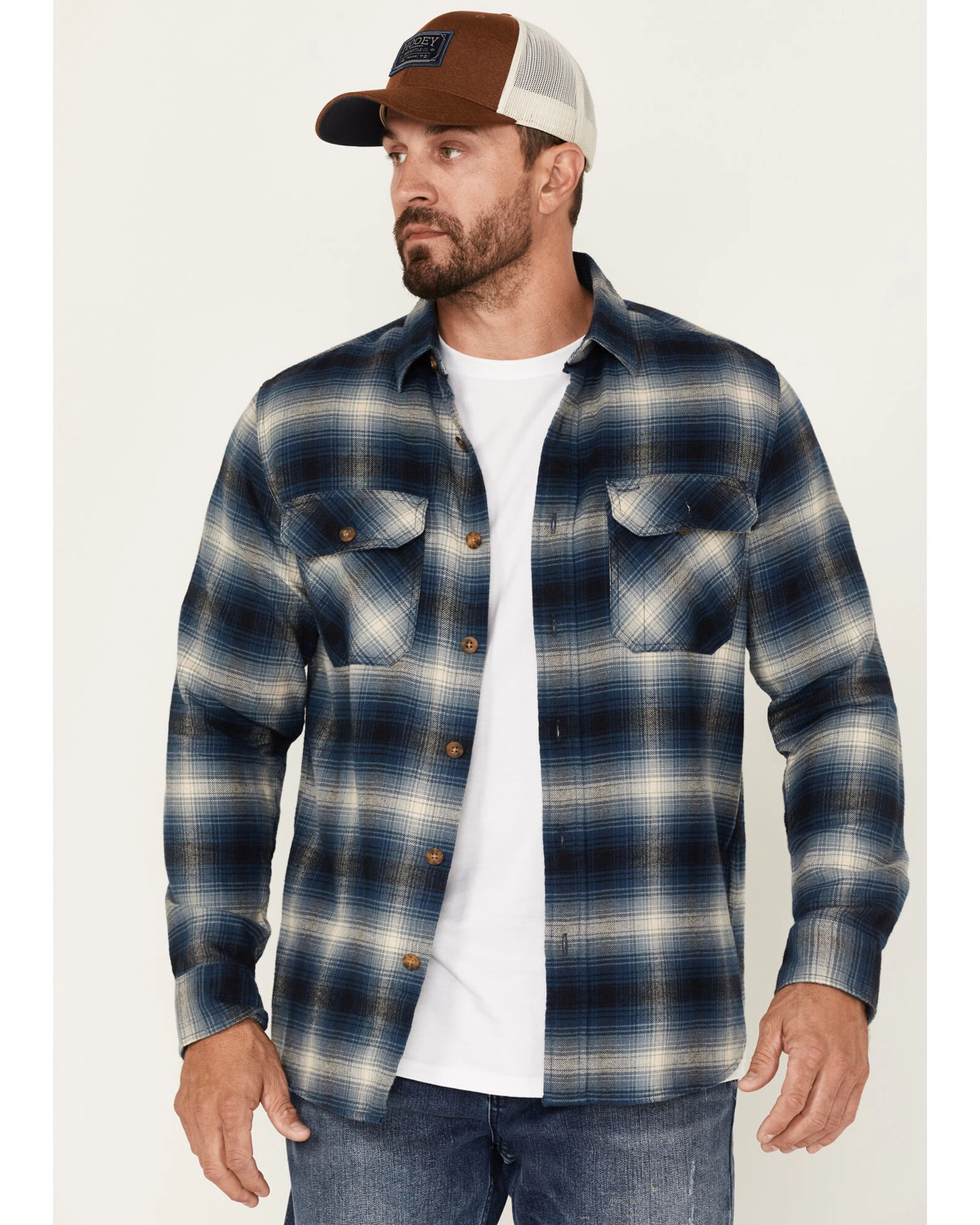 Pendleton Men's Burnside Plaid Button Down Western Flannel Shirt 2 Pendleton Men's Burnside Plaid Button Down Western Flannel Shirt - Image 2