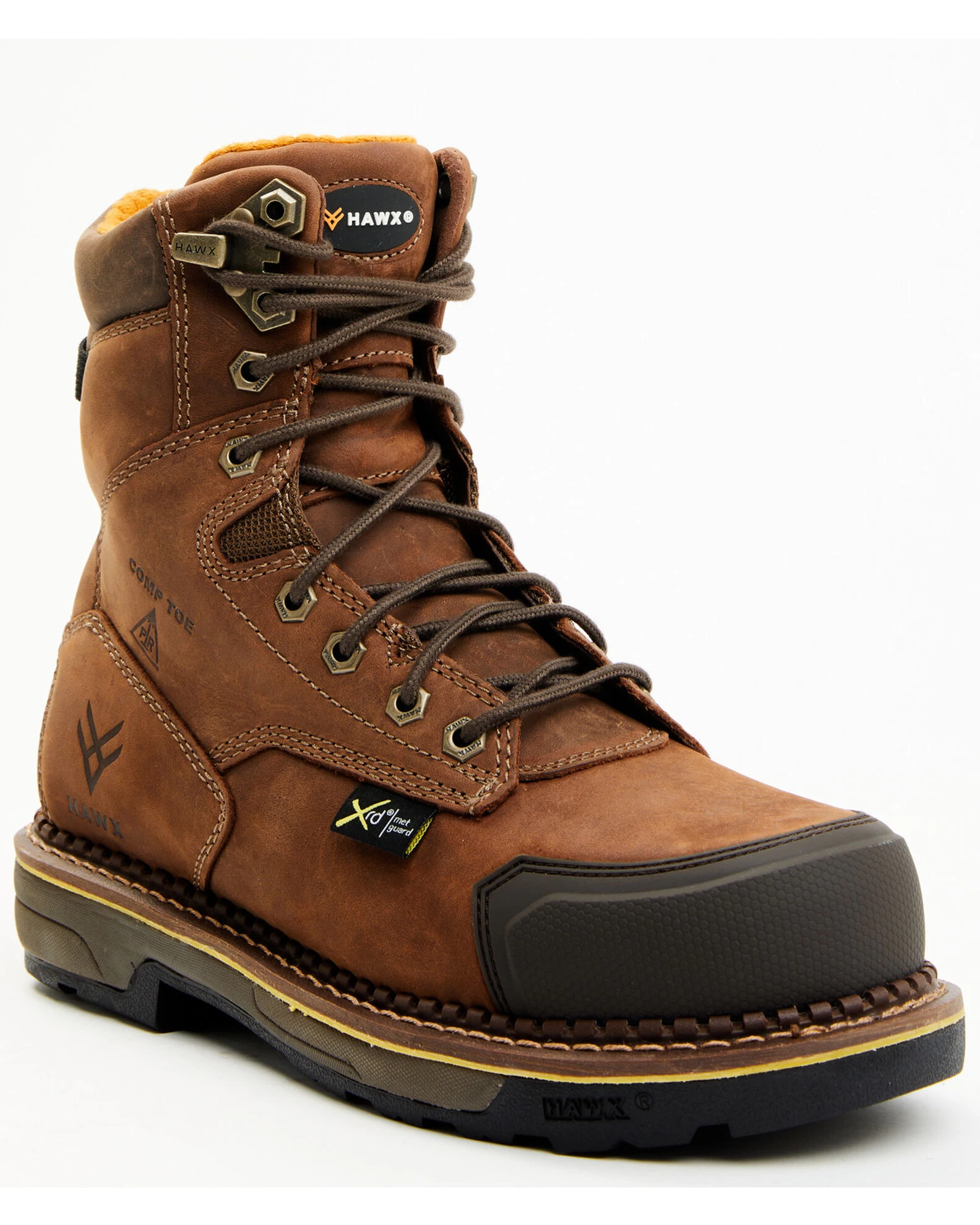 Hawx Men's 8" Internal Metguard Work Boots - Composite Toe 2 Hawx Men's 8" Internal Metguard Work Boots - Composite Toe - Image 2