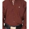 Cinch Men's Geo Print Long Sleeve Button-Down Western Shirt