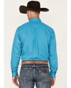 Cinch Men's All-Over Diamond Print Button Down Western Shirt 7 Cinch Men's All-Over Diamond Print Button Down Western Shirt -Western Cowboy Shop 2000375241 400 P4