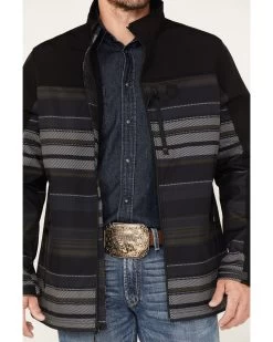 RANK 45 Men's Prescott Printed Softshell Jacket -Western Cowboy Shop 2000375536 001 P3