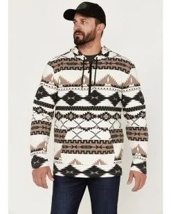 Powder River Outfitters Men's 1/4 Zip Southwestern Print Hooded Sweatshirt 6 Powder River Outfitters Men's 1/4 Zip Southwestern Print Hooded Sweatshirt -Western Cowboy Shop 2000376230 101 P1