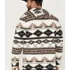 Powder River Outfitters Men's 1/4 Zip Southwestern Print Hooded Sweatshirt