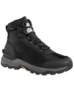 Carhartt Men's Outdoor Black 6" Lace-Up Hiker Work Boot