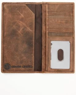 Hooey Men's Brown Liberty Rope Embossed Rodeo Wallet
