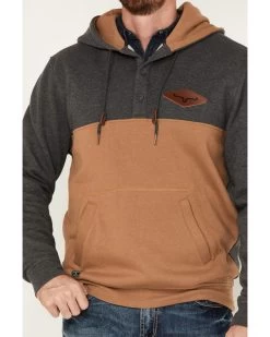 Kimes Ranch Men's Ogden 1/4 Button Hooded Pullover -Western Cowboy Shop 2000377177 022 P3