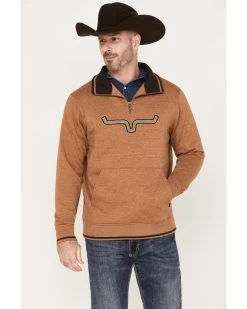 Kimes Ranch Men's Filmore 1/4 Zip Logo Pullover Sweatshirt