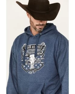 Cowboy Hardware Men's Tough As Nails Skull Graphic Hooded Sweatshirt 6 Cowboy Hardware Men's Tough As Nails Skull Graphic Hooded Sweatshirt -Western Cowboy Shop 2000378838 400 P3