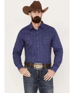 Wrangler Retro Men's Floral Western Snap Shirt -Western Cowboy Shop 2000379965 400 P1