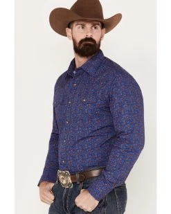 Wrangler Retro Men's Floral Western Snap Shirt -Western Cowboy Shop 2000379965 400 P2
