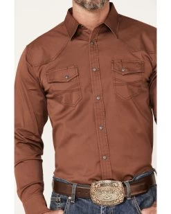 Blue Ranchwear Men's Long Sleeve Button-Down Western Shirt -Western Cowboy Shop 2000380499 646 P3