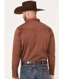 Blue Ranchwear Men's Long Sleeve Button-Down Western Shirt -Western Cowboy Shop 2000380499 646 P4