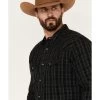 Blue Ranchwear Men's Twill Long Sleeve Snap Shirt
