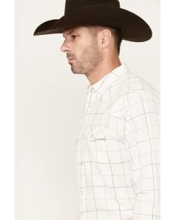 Blue Ranchwear Men's Twill Long Sleeve Pearl Snap Work Shirt 7 Blue Ranchwear Men's Twill Long Sleeve Pearl Snap Work Shirt -Western Cowboy Shop 2000380505 103 P2