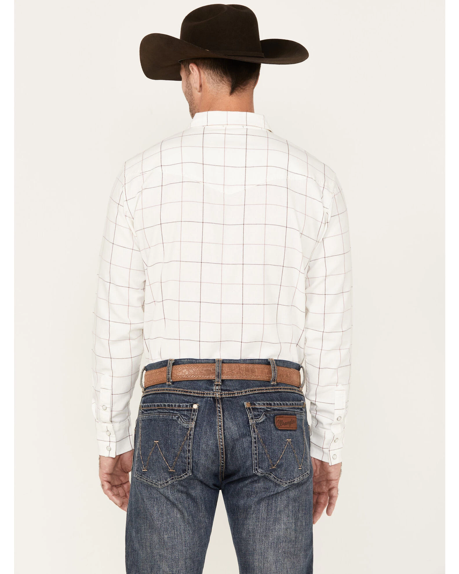 Blue Ranchwear Men's Twill Long Sleeve Pearl Snap Work Shirt 2 Blue Ranchwear Men's Twill Long Sleeve Pearl Snap Work Shirt - Image 2