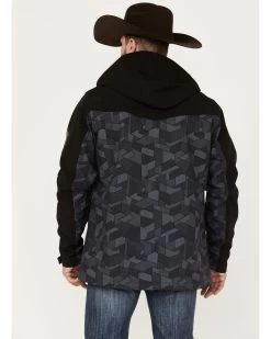 RANK 45 Men's Barrier Hooded Softshell Jacket