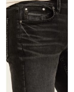 Moonshine Spirit Men's Rocky Mountain Slim Straight Stretch Jeans