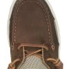Justin Men's Angler Western Casual Shoes - Moc Toe