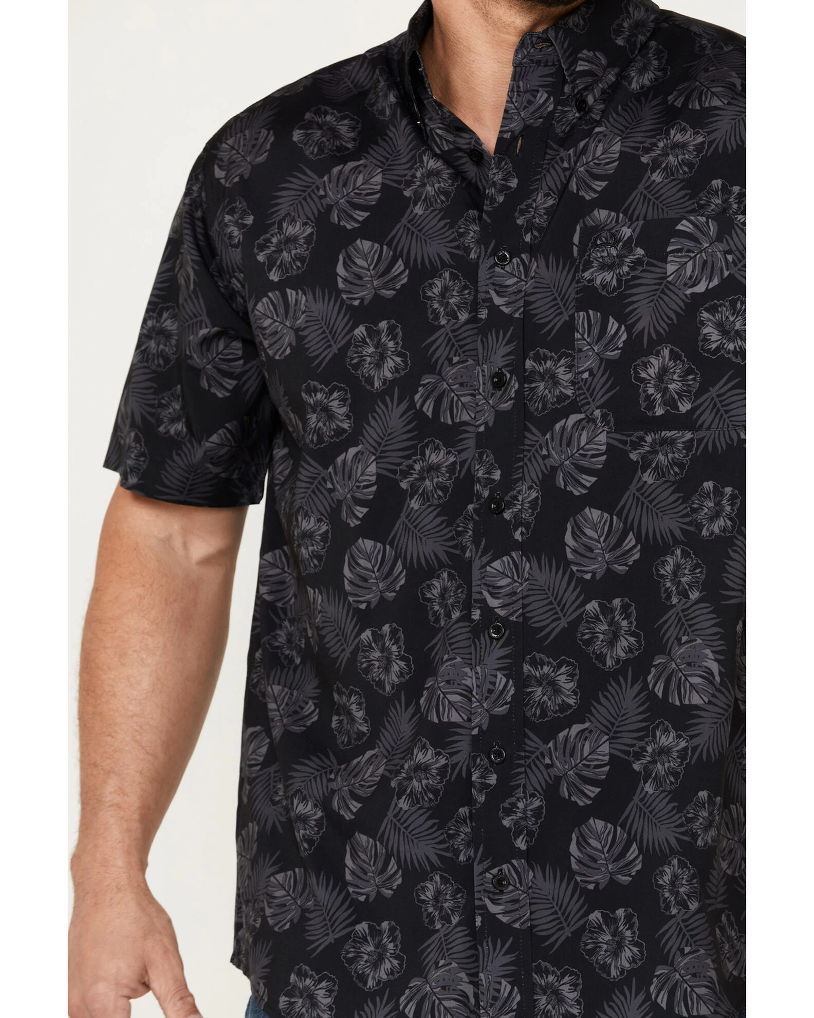 Cinch Men's ARENAFLEX Hawaiian Short Sleeve Button Down Shirt 3 Cinch Men's ARENAFLEX Hawaiian Short Sleeve Button Down Shirt - Image 3