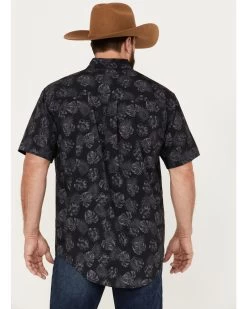Cinch Men's ARENAFLEX Hawaiian Short Sleeve Button Down Shirt 7 Cinch Men's ARENAFLEX Hawaiian Short Sleeve Button Down Shirt -Western Cowboy Shop 2000383897 001 P4