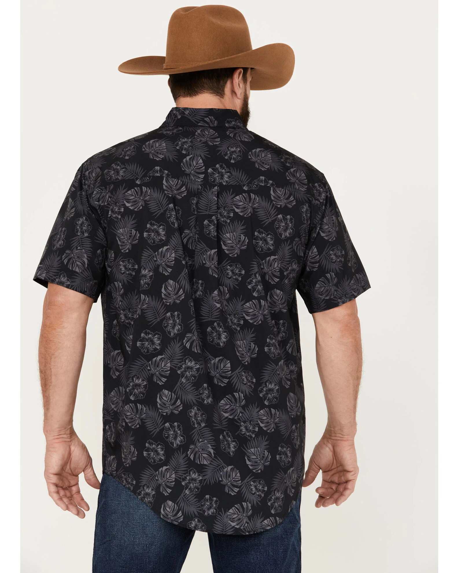 Cinch Men's ARENAFLEX Hawaiian Short Sleeve Button Down Shirt 4 Cinch Men's ARENAFLEX Hawaiian Short Sleeve Button Down Shirt - Image 4