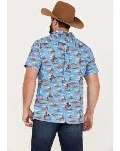 Cinch Men's Camp Tumbleweed Cowboy Short Sleeve Button-Down Western Shirt