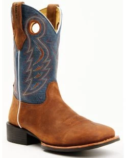 RANK 45 Men's Warrior Xero Gravity Western Performance Boots - Broad Square Toe