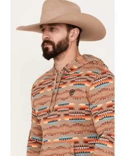 Rock & Roll Denim Men's Southwestern Print Hooded Sweatshirt -Western Cowboy Shop 2000385202 280 P2