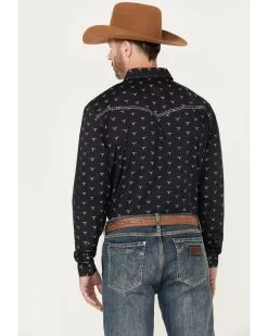 Cowboy Hardware Men's Skull Print Long Sleeve Snap Western Shirt -Western Cowboy Shop 2000385253 001 P4