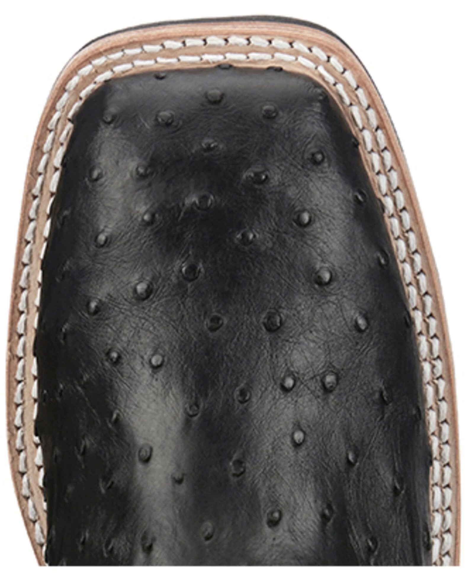 Justin Men's Drover Exotic Full Quill Ostrich Western Boots - Broad Square Toe 6 Justin Men's Drover Exotic Full Quill Ostrich Western Boots - Broad Square Toe - Image 6