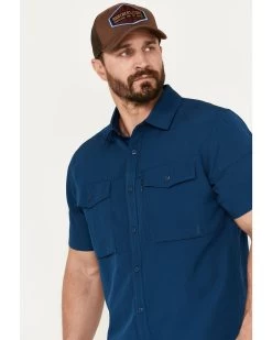 Brothers & Sons Men's Sun Short Sleeve Button-Down Western Shirt