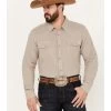 Blue Ranchwear Men's Laramie Striped Long Sleeve Western Snap Shirt