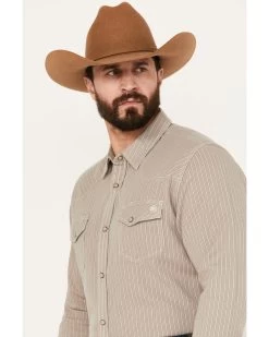 Blue Ranchwear Men's Laramie Striped Long Sleeve Western Snap Shirt 7 Blue Ranchwear Men's Laramie Striped Long Sleeve Western Snap Shirt -Western Cowboy Shop 2000386071 110 P2