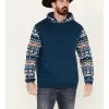 RANK 45 Men's Southwestern Hooded Sweatshirt