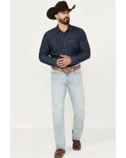 Cody James Men's Jamestown Light Wash Slim Straight Stretch Denim Jeans