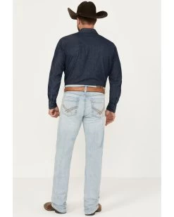 Cody James Men's Jamestown Light Wash Slim Straight Stretch Denim Jeans -Western Cowboy Shop 2000386277 412 P3