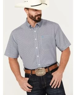 Cinch Men's ARENAFLEX Medallion Print Short Sleeve Button-Down Stretch Western Shirt -Western Cowboy Shop 2000386916 400 P1