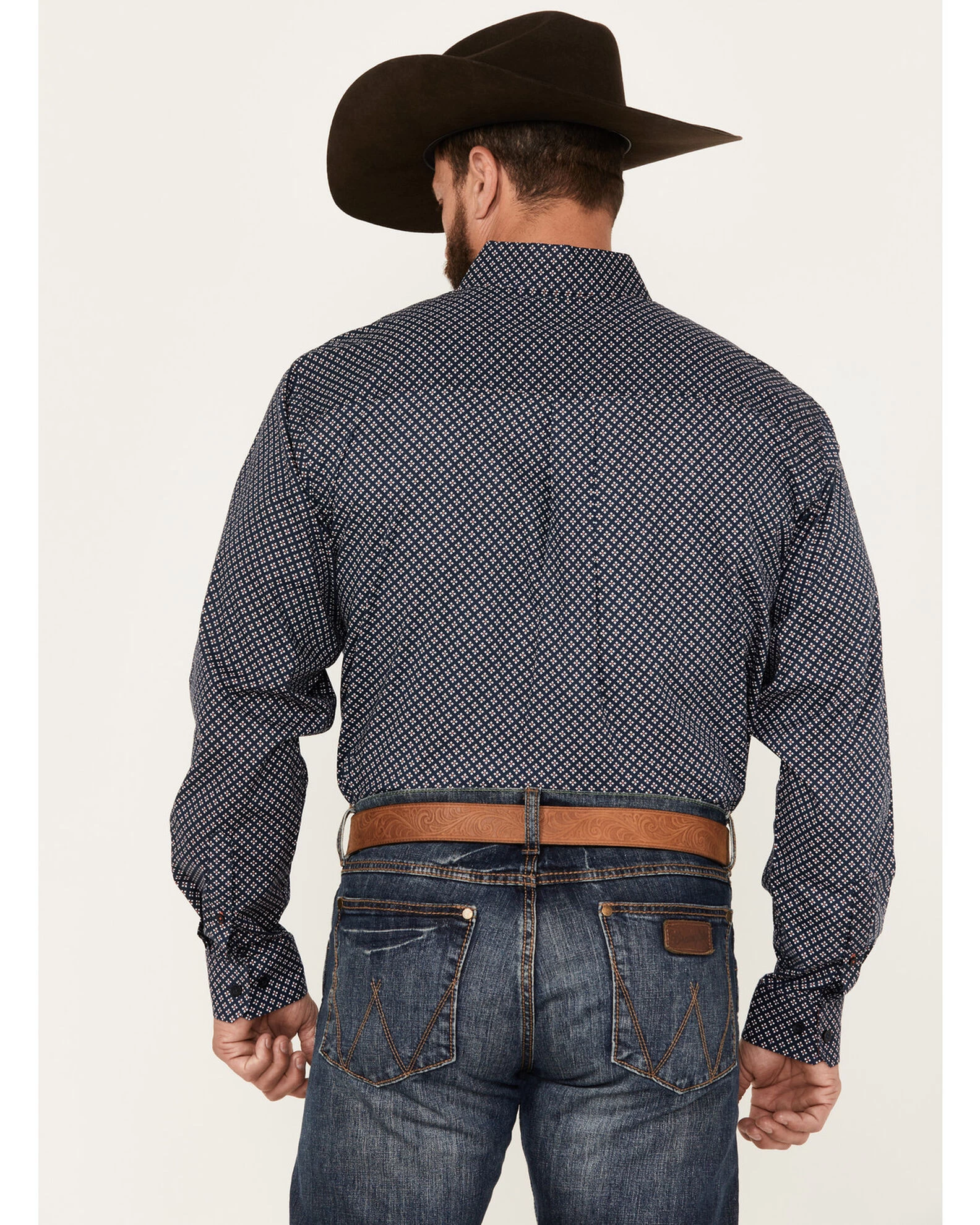 Cinch Men's Diamond Arrow Print Long Sleeve Button-Down Stretch Western Shirt 4 Cinch Men's Diamond Arrow Print Long Sleeve Button-Down Stretch Western Shirt - Image 4