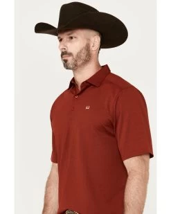 Cinch Men's ARENAFLEX Solid Short Sleeve Polo 6 Cinch Men's ARENAFLEX Solid Short Sleeve Polo -Western Cowboy Shop 2000386998 601 P2