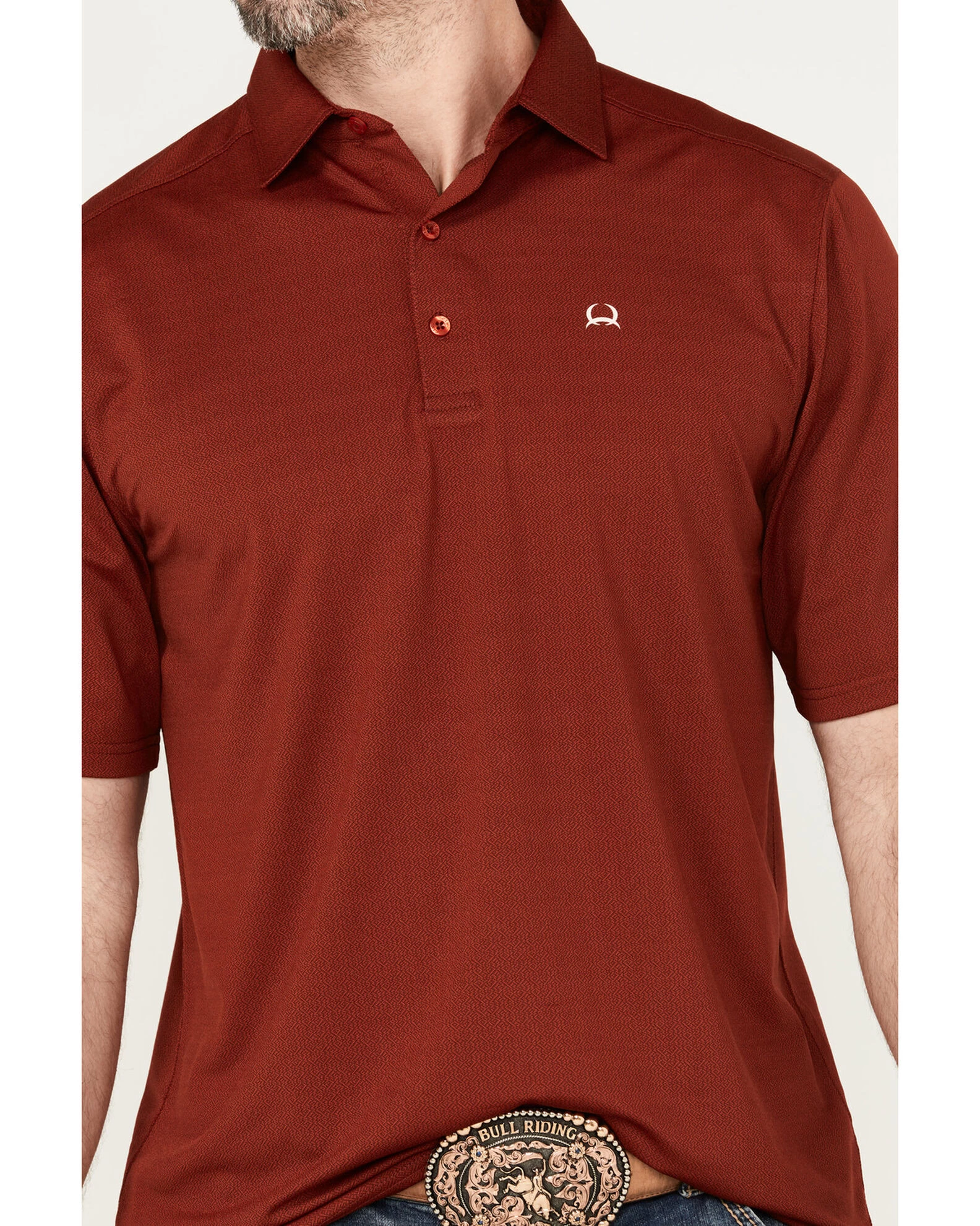 Cinch Men's ARENAFLEX Solid Short Sleeve Polo 2 Cinch Men's ARENAFLEX Solid Short Sleeve Polo - Image 2