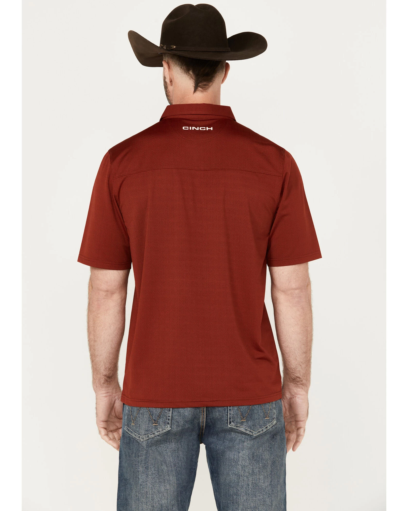 Cinch Men's ARENAFLEX Solid Short Sleeve Polo 4 Cinch Men's ARENAFLEX Solid Short Sleeve Polo - Image 4