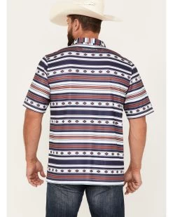 Cinch Men's ARENAFLEX Striped Southwestern Short Sleeve Polo 6 Cinch Men's ARENAFLEX Striped Southwestern Short Sleeve Polo -Western Cowboy Shop 2000387000 900 P4