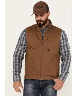 Brothers & Sons Men's Clay Zipper Vest -Western Cowboy Shop 2000389961 234 P1