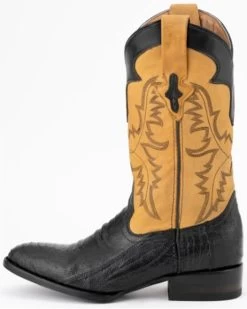 Ferrini Men's Nash Exotic Ostrich Leg Western Boots - Round Toe -Western Cowboy Shop 2000394321 001 P3